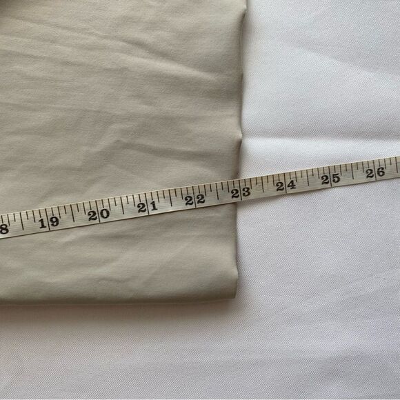 Athleta Light Beige Cosmic Cropped Wide Leg Pants Size Small - Picture 16 of 16